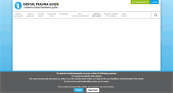 Desktop Screenshot of dentaltraumaguide.org